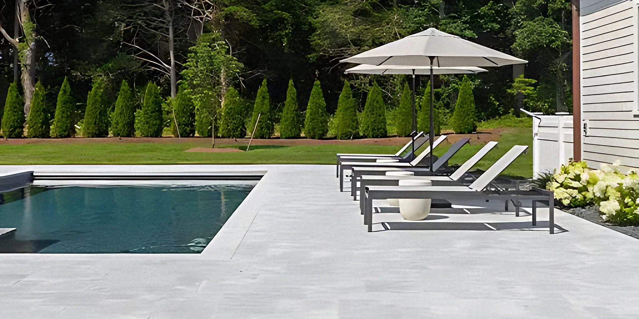 Porcelain & Marble Pavers installed